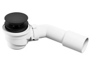 Сифон для ванны Miraggio сlick-сlack черный 44917