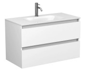 Тумба Miraggio Natura із раковиною Jessel 900 МДФ/ДСП білий мат 8814803