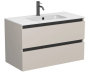 Тумба Miraggio Natura с раковиной Della 900 ДСП кашемир 8814810