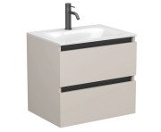 Тумба Miraggio Natura с раковиной Jessel 600 ДСП кашемир 8814835