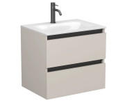 Тумба Miraggio Natura с раковиной Jessel 600 ДСП кашемир 8814835