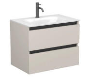 Тумба Miraggio Natura с раковиной Jessel 700 ДСП кашемир 8814836