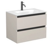 Тумба Miraggio Natura з раковиною Jessel 700 ДСП кашемір 8814836