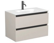 Тумба Miraggio Natura з раковиною Jessel 800 ДСП кашемір 8814837