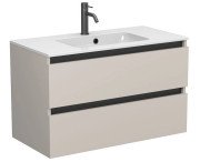 Тумба Miraggio Natura з раковиною Della 900 ДСП кашемір 8814810