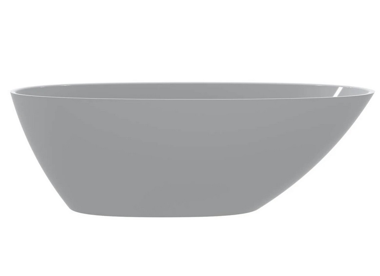 Ванна зі штучного каменю Miraggio Melbourne 168,5x76 см Miramarble глянсовий білий 0001488