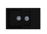 Мойка для кухни Miraggio LaPas 78,6х48,9 см кварцевый песок Mirastone total black 0002741
