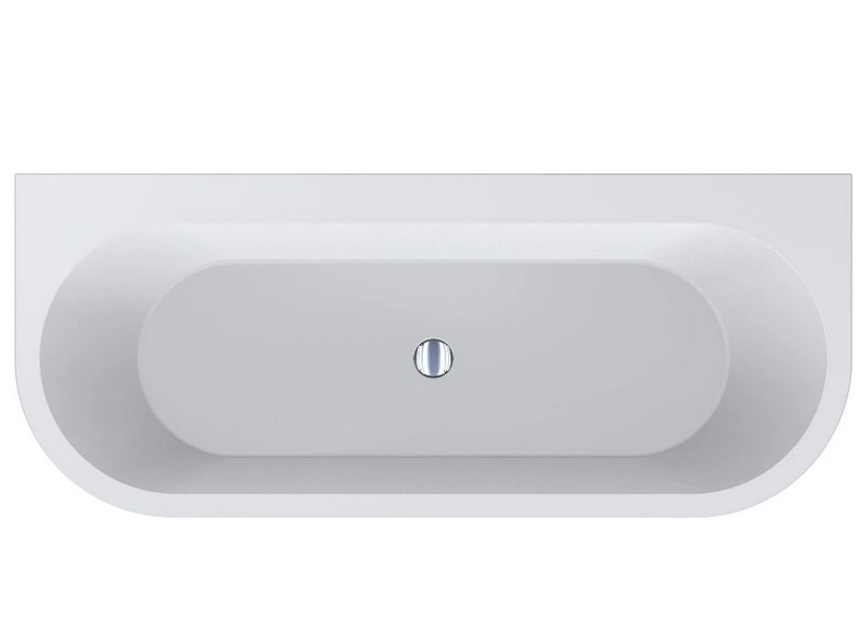 Ванна из искусственного камня Miraggio Albenia 170x70 см Mirasoft Technology белый 0002413
