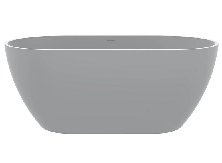 Ванна із штучного каменю Miraggio Greenland 155x80,5 см Miramarble матовий білий 8814303