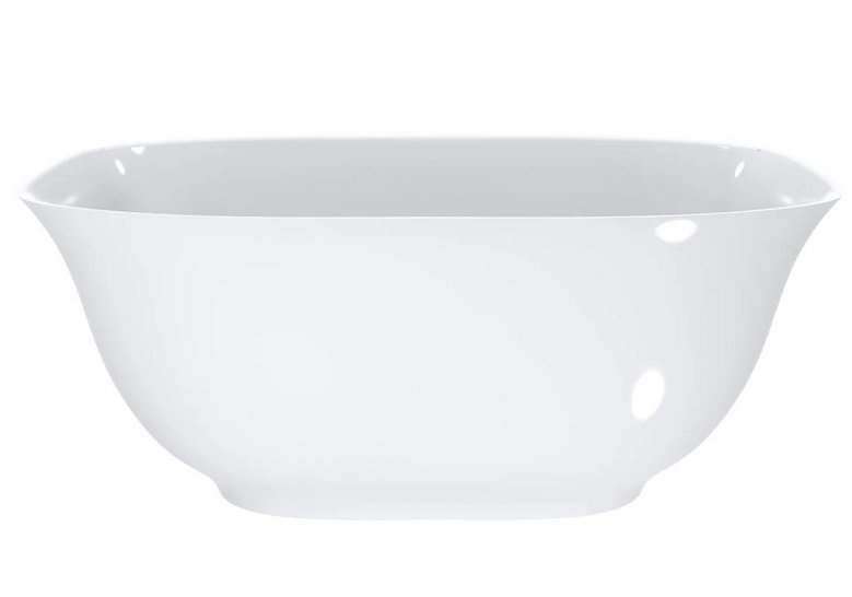 Ванна зі штучного каменю Miraggio Santorini 164,5x80,5 см Miramarble глянсовий білий 0000609