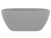 Ванна из искусственного камня Miraggio Greenland 155x80,5 см Miramarble глянцевый белый 8814302