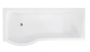 Ванна акриловая Besco Inspiro 160х70 см левосторонняя глянцевый белый #WAI-160-NLE
