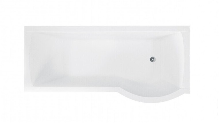 Ванна акриловая Besco Inspiro 170х70 см правосторонняя глянцевый белый #WAI-170-NPR