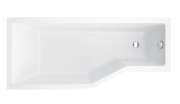 Ванна акриловая Besco Integra 150х75 см левосторонняя глянцевый белый #WAI-150-PL