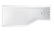 Ванна акриловая Besco Integra 170х75 см левосторонняя глянцевый белый #WAI-170-PL
