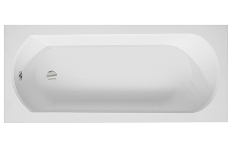 Ванна акриловая Besco Intrica Slim 170х75 см глянцевый белый #WAIN-170-SL