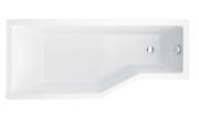 Ванна акрилова Besco Integra 170х75 см лівостороння глянсовий білий #WAI-170-PL
