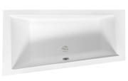 Ванна акрилова Besco Intima 160х90 см лівостороння глянсовий білий #WAIT-160-NL