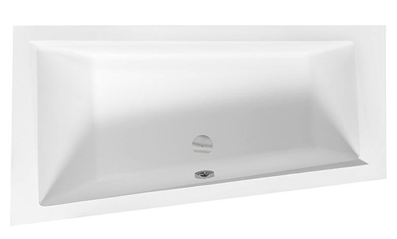 Ванна акрилова Besco Intima Slim 150х85 см лівостороння глянсовий білий #WAIT-150-SL