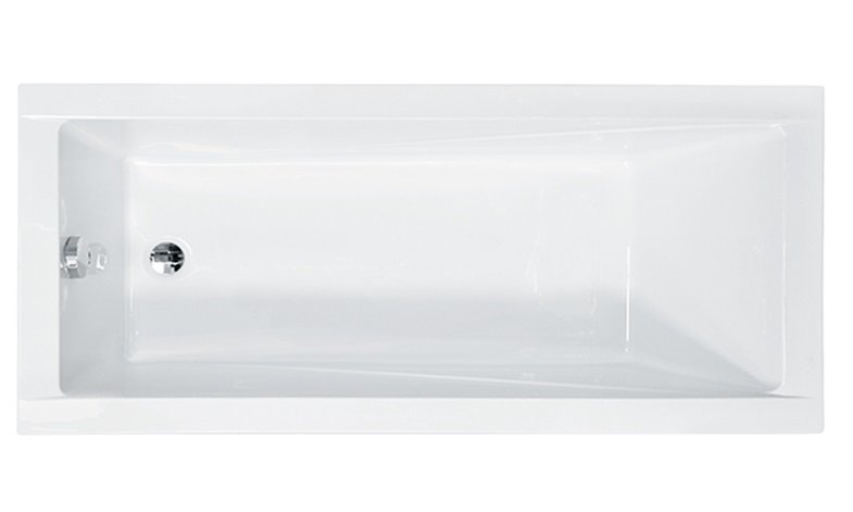 Ванна акрилова Besco Modern 140х70 см білий глянсовий #WAM-140-MO