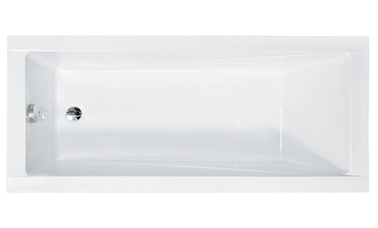 Ванна акриловая Besco Modern Slim 170х70 см глянцевый белый #WAM-170-SL