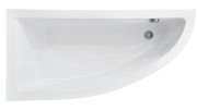 Ванна акриловая Besco Praktika 150х70 см левосторонняя глянцевый белый #WAP-150-NL