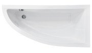 Ванна акриловая Besco Praktika 140х70 см правосторонняя глянцевый белый #WAP-140-NP