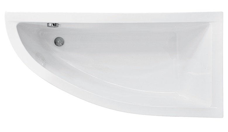 Ванна акрилова Besco Praktika 150х70 см глянцевий білий #WAP-150-NP