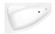 Ванна акрилова Besco Rima 130х85 см лівостороння глянсовий білий #WAR-130-NL