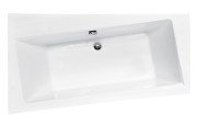 Ванна акриловая Besco Infinity 170х110 см левосторонняя глянцевый белый #WAI-170-NL