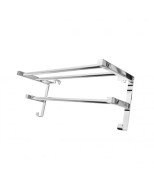 Полка для полотенцесушителя Mario Inox 520х204 мм нержавеющая сталь хром 4820258984664