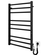 Електрична рушникосушарка Mario Преміум Класік-I 800x500/80 TR K чорний мат 4820111357291