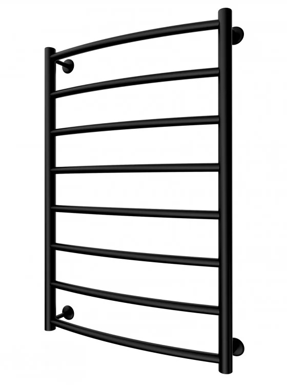Водяной полотенцесушитель Mario Классик 800x530/500 черный матовый 4820258983094