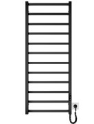 Электрический полотенцесушитель Mario Токио-I 1200x500 TR черный мат 4820111357352