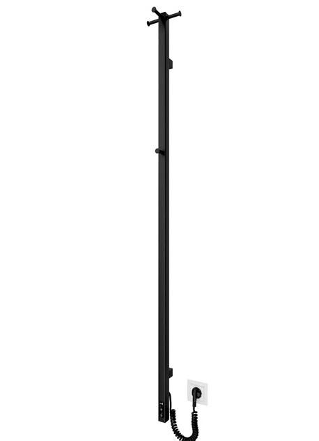 Електрична рушникосушарка Mario Рей Кубо-І 1500x30/130 TR чорний мат 4820258982950