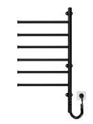 Електрична рушникосушарка Mario Веєр-I 800х445 TR чорний мат 4820258980550