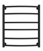 Водяна рушникосушка Mario Класік 600x530/500 чорний мат 4820258983087