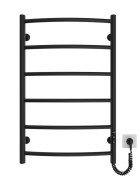 Электрический полотенцесушитель Mario Классик HP-I 800x530 TR K черный мат 4820111357277
