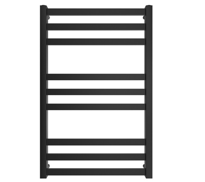 Водяной полотенцесушитель Mario Чикаго 800х530/500 черный матовый 4820111357499