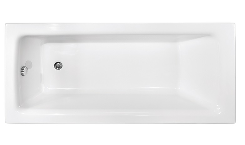 Ванна акрилова Besco Talia Slim 160х75 см білий глянсовий #WAT-160-SL