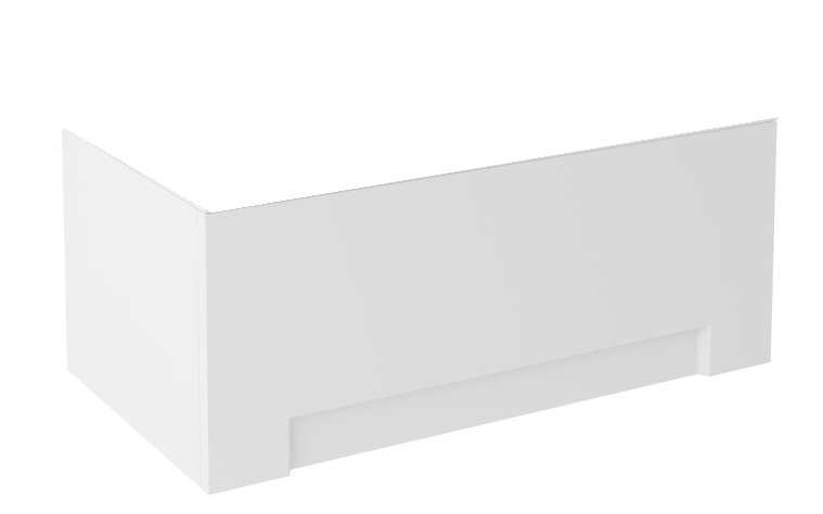 Панель для ванни Besco Talia 160х75 см передня + бічна акрил глянцевий білий #OAT-160-PK