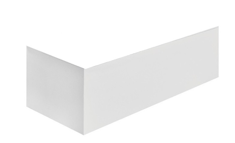 Панель для ванны Besco Quadro 190х90 см передняя + боковая санитарный акрил глянцевый белый #OAQ-190-PK