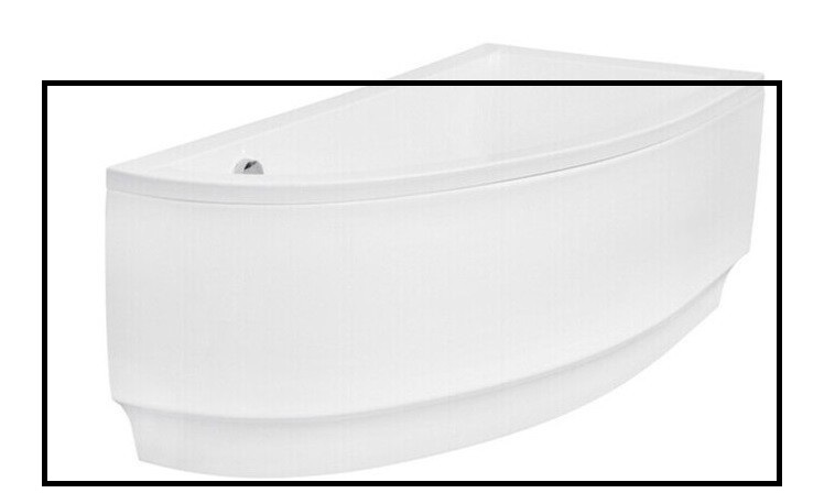 Панель для ванны Besco Praktika 150 см правая санитарный акрил глянцевый белый OAP-150-NP