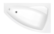 Ванна акриловая Besco Rima 160х100 см правосторонняя глянцевый белый #WAR-160-NP