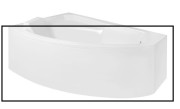 Панель для ванни Besco Rima 160 см санітарний акрил білий OAR-160-NS