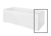 Панель для ванны Besco универсальная боковая 75х52 см санитарный акрил глянцевый белый OAW-75-52