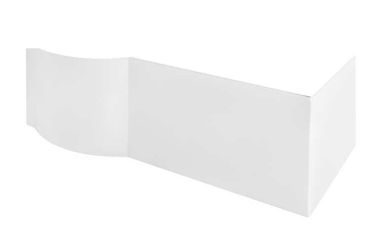 Панель для ванни Besco Inspiro 150х70 см передня + бічна акрил глянцевий білий #OAI-150-II