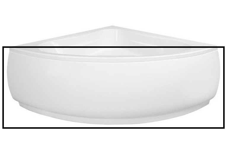 Панель для ванни Besco Mia 140 см глянцевий санітарний акрил білий OAM-140-NS