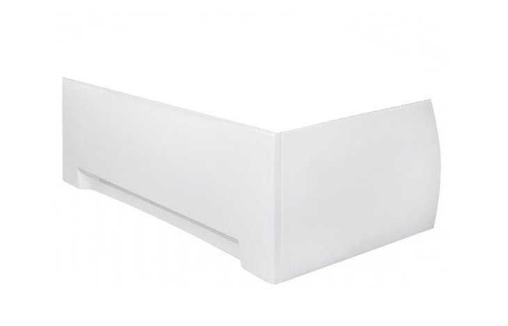 Панель для ванни Besco універсальна 160х70 см передня + бічна акрил глянцевий білий #OAP-160-UNI