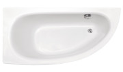 Ванна акриловая Besco Milena 150х70 см левосторонняя глянцевый белый #WAM-150-NL